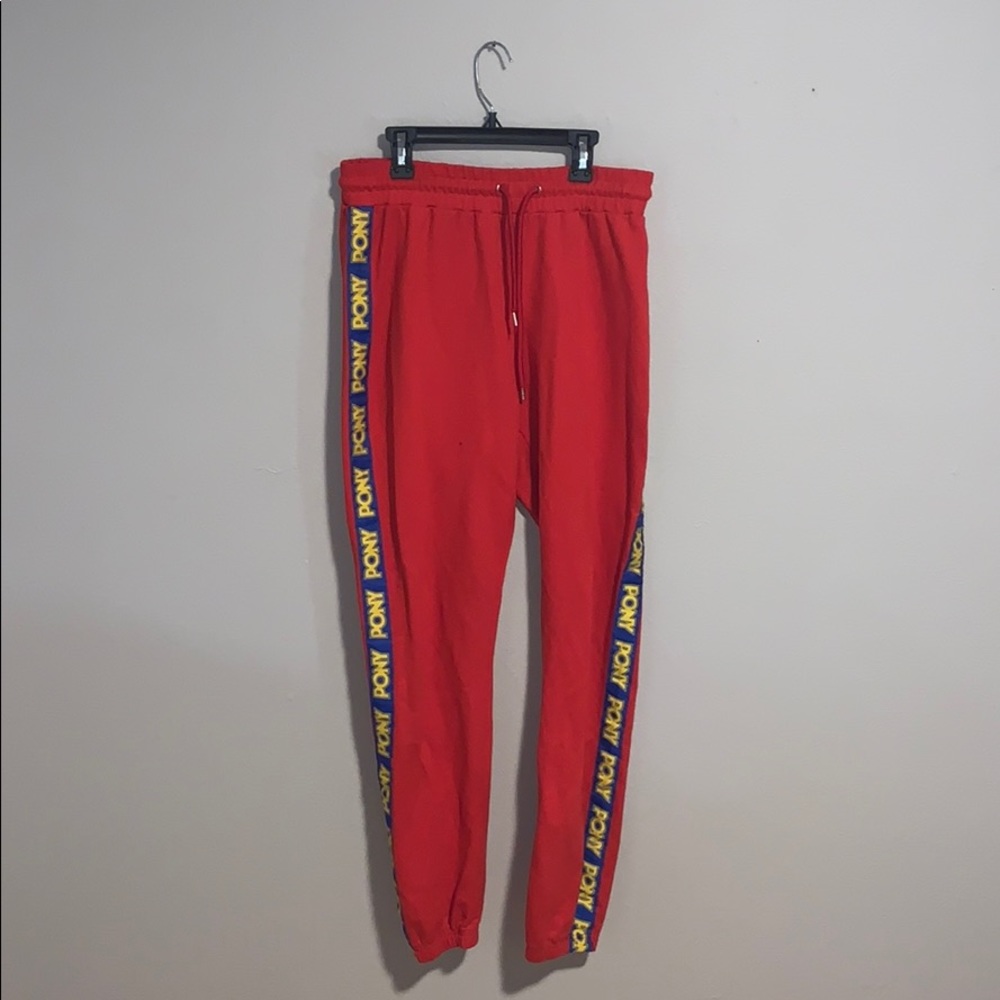 Forever 21 Pony Red Sweatpants